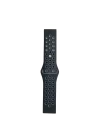 BFS  Watch 22mm Spor Delikli Kordon - Siyah-Gri