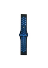 BFS  Watch 22mm Spor Delikli Kordon - Siyah-Mavi