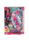 BFS  WG-66730-66731 Aksesuarlı Kayakçı Bebek 29 cm -Vardem Oyuncak