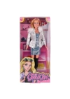 BFS   WG-66770 Parlak Elbiseli Ceketli Bebek 29 cm -Vardem