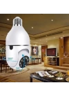 BFS  WiFi 360 Panoramik Ampul Kamera Gece Görüş Ses Akıllı Hareket Algılayıcı