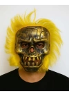 BFS Wild Skull - Bakır Kafatası Sarı Saçlı İskelet Maske