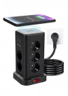 BFS Wp711 Akım Korumalı Priz Kablosuz Şarj İstasyonu 11x Soket 3x Usb 1xtype-c Kablolu Grup Priz