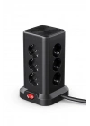 BFS Wp711 Akım Korumalı Priz Kablosuz Şarj İstasyonu 11x Soket 3x Usb 1xtype-c Kablolu Grup Priz