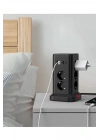 BFS Wp711 Akım Korumalı Priz Kablosuz Şarj İstasyonu 11x Soket 3x Usb 1xtype-c Kablolu Grup Priz