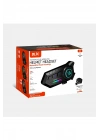 BFS X3 Motor Kask Kulaklık Rgb Modlu Su Geçirmez 5.3 Bluetooth Intercom