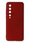 BFS  Xiaomi Mi 10 Kılıf First Silikon - Bordo