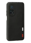 BFS  Xiaomi Mi 10T Kılıf Loop Deri Silikon - Siyah