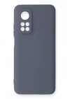 BFS Xiaomi Mi 10T Kılıf Nano içi Kadife Silikon - Gri