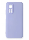 BFS Xiaomi Mi 10T Kılıf Nano içi Kadife Silikon - Lila