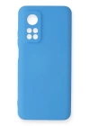 BFS  Xiaomi Mi 10T Kılıf Nano içi Kadife Silikon - Mavi