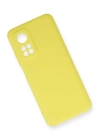 BFS  Xiaomi Mi 10T Kılıf Nano içi Kadife Silikon - Sarı