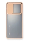 BFS  Xiaomi Mi 10T Kılıf Palm Buzlu Kamera Sürgülü Silikon - Pembe