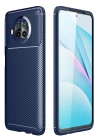 BFS  Xiaomi Mi 10T Lite Kılıf Auto Focus Karbon Kapak - Lacivert
