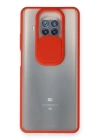 BFS  Xiaomi Mi 10T Lite Kılıf Palm Buzlu Kamera Sürgülü Silikon - Kırmızı