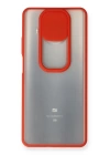 BFS  Xiaomi Mi 10T Lite Kılıf Palm Buzlu Kamera Sürgülü Silikon - Kırmızı