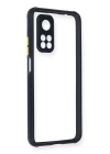 BFS  Xiaomi Mi 10T Pro Kılıf Miami Şeffaf Silikon - Lacivert