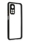 BFS  Xiaomi Mi 10T Pro Kılıf Miami Şeffaf Silikon - Siyah