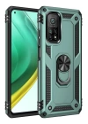 BFS  Xiaomi Mi 10T Pro Kılıf Sofya Yüzüklü Silikon Kapak - Yeşil