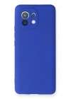 BFS  Xiaomi Mi 11 Kılıf First Silikon - Lacivert