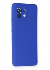 BFS  Xiaomi Mi 11 Kılıf First Silikon - Lacivert