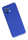 BFS  Xiaomi Mi 11 Kılıf First Silikon - Lacivert