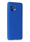BFS  Xiaomi Mi 11 Kılıf First Silikon - Mavi