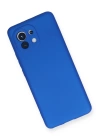 BFS  Xiaomi Mi 11 Kılıf First Silikon - Mavi