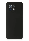 BFS  Xiaomi Mi 11 Kılıf First Silikon - Siyah