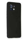 BFS  Xiaomi Mi 11 Kılıf First Silikon - Siyah