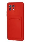 BFS  Xiaomi Mi 11 Kılıf Kelvin Kartvizitli Silikon - Kırmızı