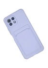 BFS  Xiaomi Mi 11 Kılıf Kelvin Kartvizitli Silikon - Lila