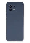 BFS  Xiaomi Mi 11 Kılıf Nano içi Kadife Silikon - Gri