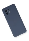 BFS  Xiaomi Mi 11 Kılıf Nano içi Kadife Silikon - Gri
