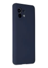 BFS  Xiaomi Mi 11 Kılıf Nano içi Kadife Silikon - Lacivert