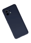 BFS  Xiaomi Mi 11 Kılıf Nano içi Kadife Silikon - Lacivert
