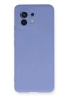 BFS  Xiaomi Mi 11 Kılıf Nano içi Kadife Silikon - Lila