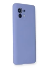 BFS  Xiaomi Mi 11 Kılıf Nano içi Kadife Silikon - Lila