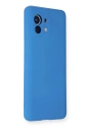 BFS  Xiaomi Mi 11 Kılıf Nano içi Kadife Silikon - Mavi