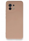 BFS  Xiaomi Mi 11 Kılıf Nano içi Kadife Silikon - Pudra