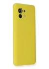 BFS  Xiaomi Mi 11 Kılıf Nano içi Kadife Silikon - Sarı