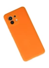 BFS  Xiaomi Mi 11 Kılıf Nano içi Kadife Silikon - Turuncu