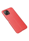 BFS  Xiaomi Mİ 11 Lite Kılıf Auto Focus Kapak - Kırmızı