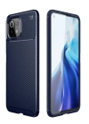 BFS  Xiaomi Mİ 11 Lite Kılıf Auto Focus Karbon Kapak - Lacivert