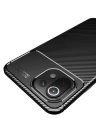 BFS  Xiaomi Mİ 11 Lite Kılıf Auto Focus Karbon Kapak - Siyah