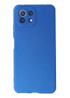 BFS  Xiaomi Mİ 11 Lite Kılıf First Silikon - Mavi