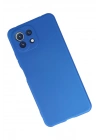 BFS  Xiaomi Mİ 11 Lite Kılıf First Silikon - Mavi