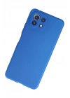 BFS  Xiaomi Mİ 11 Lite Kılıf First Silikon - Mavi