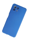 BFS  Xiaomi Mİ 11 Lite Kılıf First Silikon - Mavi