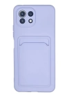BFS Xiaomi Mİ 11 Lite Kılıf Kelvin Kartvizitli Silikon - Lila